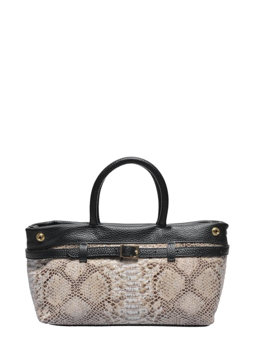 Isabella Rhea Negro Bolso de cuero - Image 1