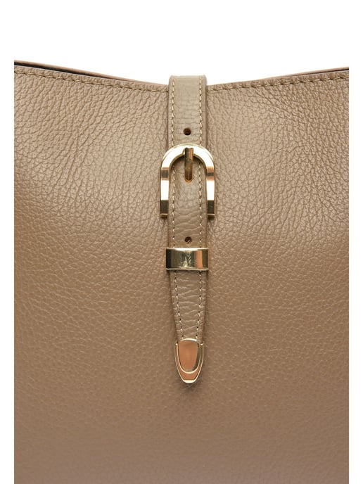 Roberta M Beige Bolso de cuero - Image 3