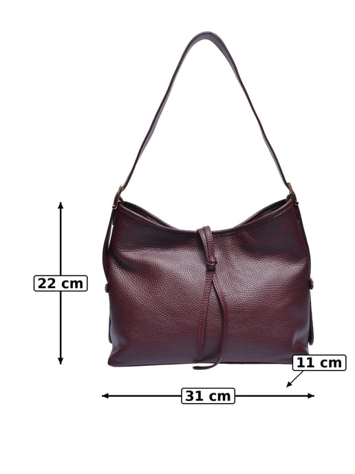 Anna Luchini Vino Bolso de cuero - Image 5