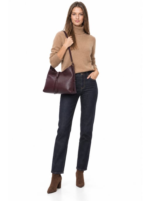 Anna Luchini Vino Bolso de cuero - Image 6
