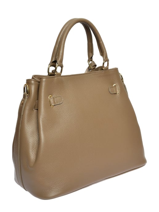 Anna Luchini Beige Bolso de cuero - Image 2