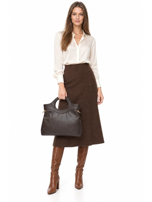 Anna Luchini Granate Bolso de cuero - Image 6