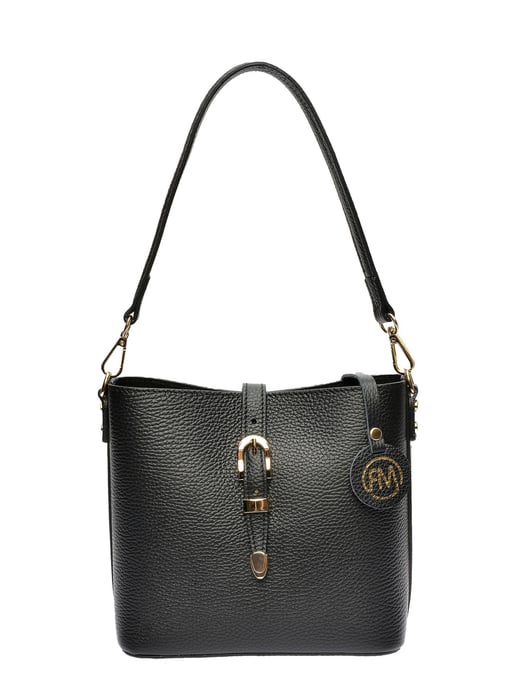 Roberta M Negro Bolso de cuero - Image 1