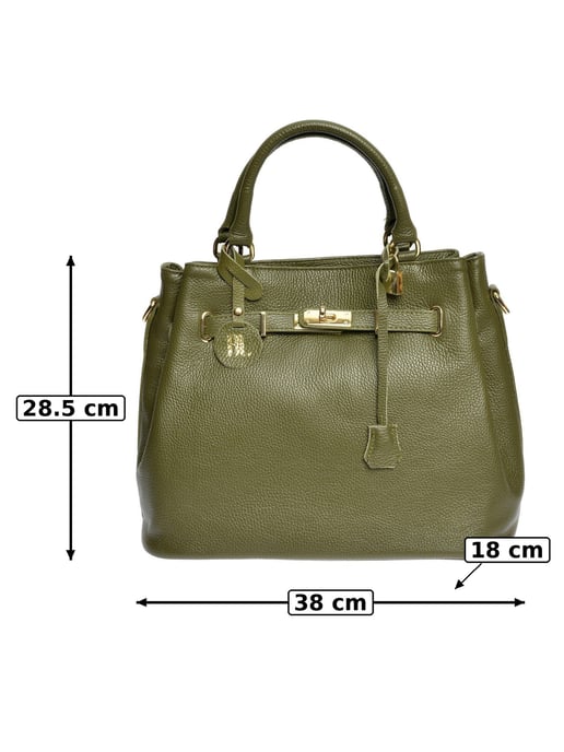 Anna Luchini Verde Bolso de cuero - Image 6