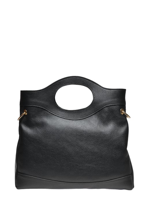 Anna Luchini Negro Bolso de cuero - Image 1