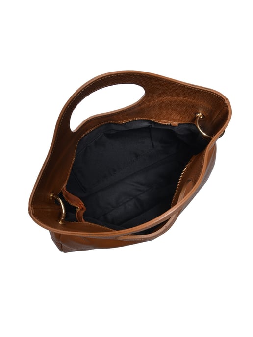 Anna Luchini Brown Bolso de cuero - Image 4