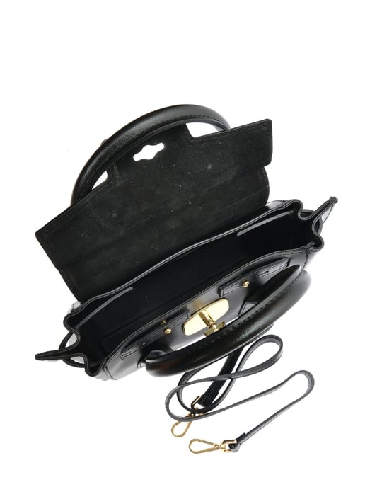 Isabella Rhea Negro Bolso de cuero - Image 4