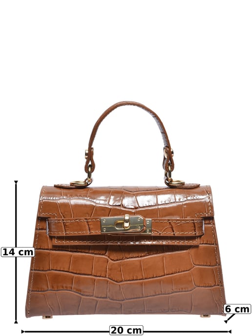 Roberta M COGNAC Bolso de cuero - Image 5