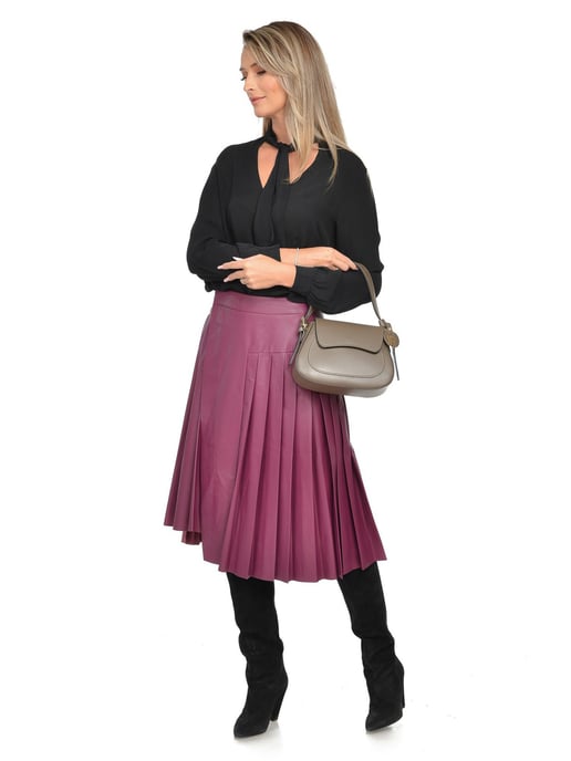 Isabella Rhea Beige Bolso de cuero - Image 5