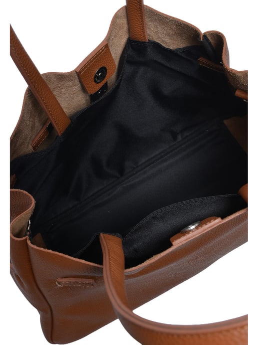 Anna Luchini Brown Bolso de cuero - Image 4