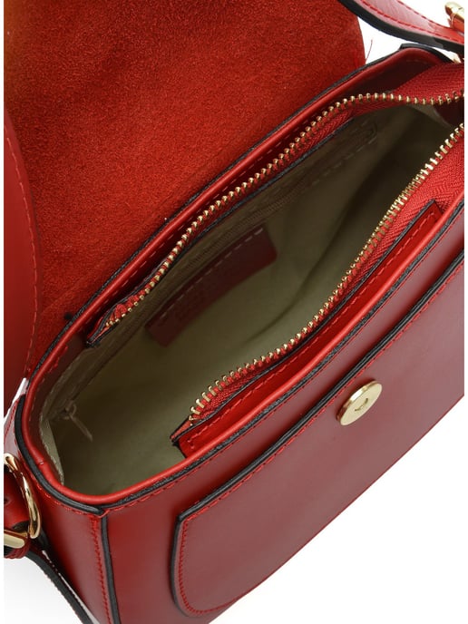 Isabella Rhea Rojo Bolso de cuero - Image 4