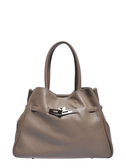 Anna Luchini Beige Bolso de cuero - Image 1