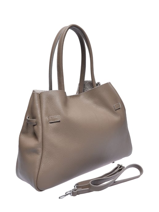 Anna Luchini Beige Bolso de cuero - Image 2