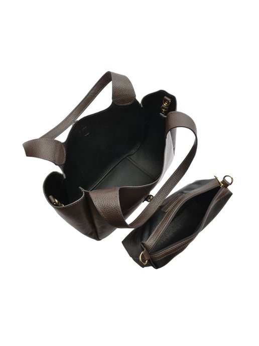 Roberta M Granate Bolso de cuero - Image 3