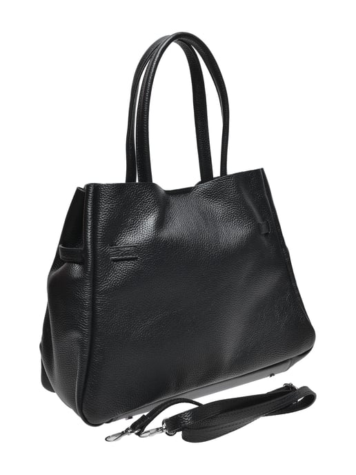 Anna Luchini Negro Bolso de cuero - Image 2