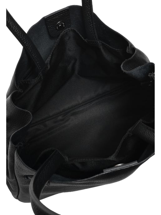 Anna Luchini Negro Bolso de cuero - Image 4