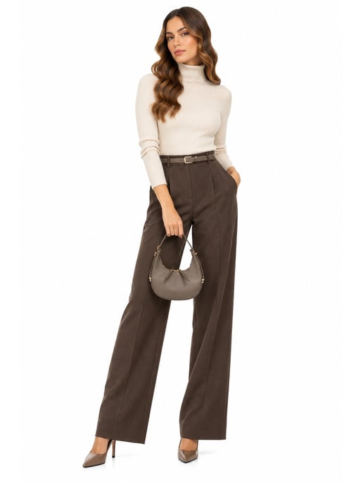 Isabella Rhea Beige Bolso de cuero - Image 5