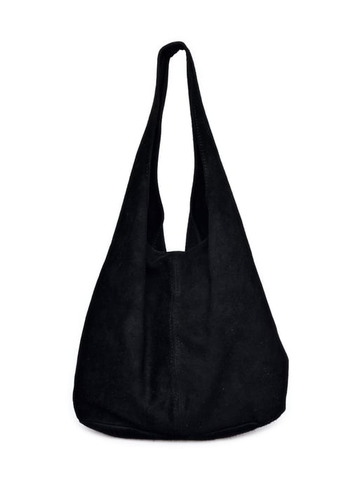 Anna Luchini Negro Bolso de cuero - Image 1