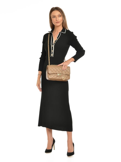 Isabella Rhea Beige Bolso de cuero - Image 5