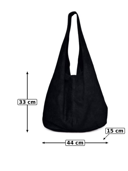 Anna Luchini Negro Bolso de cuero - Image 6