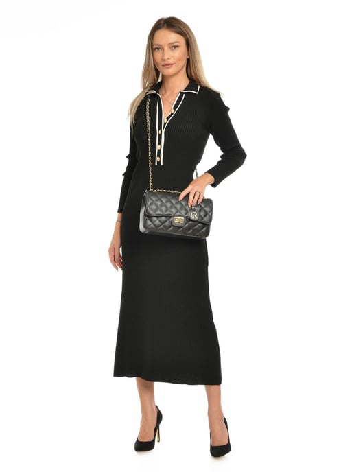 Isabella Rhea Negro Bolso de cuero - Image 5