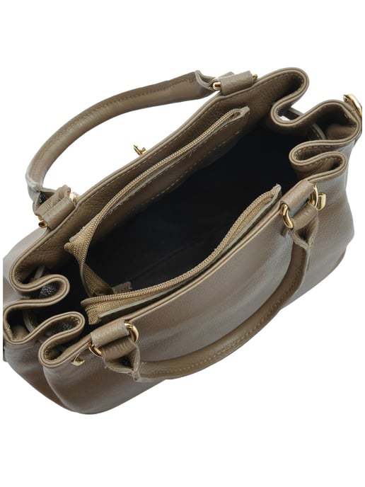 Isabella Rhea Beige Bolso de cuero - Image 4