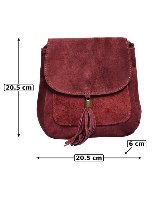 Anna Luchini Vino Bolso de cuero - Image 5