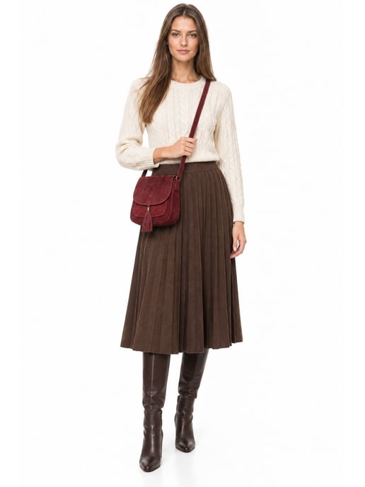 Anna Luchini Vino Bolso de cuero - Image 6