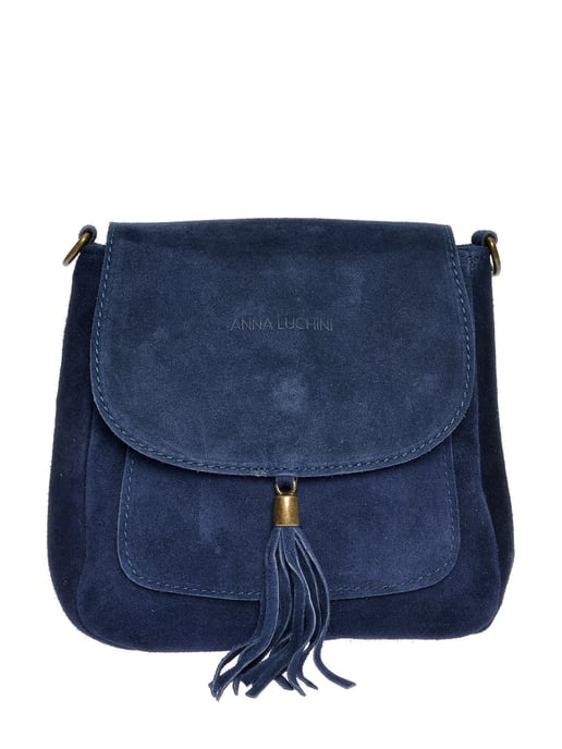 Anna Luchini Azul Bolso de cuero - Image 1