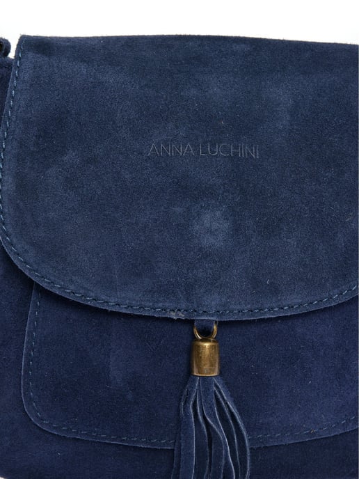 Anna Luchini Azul Bolso de cuero - Image 3