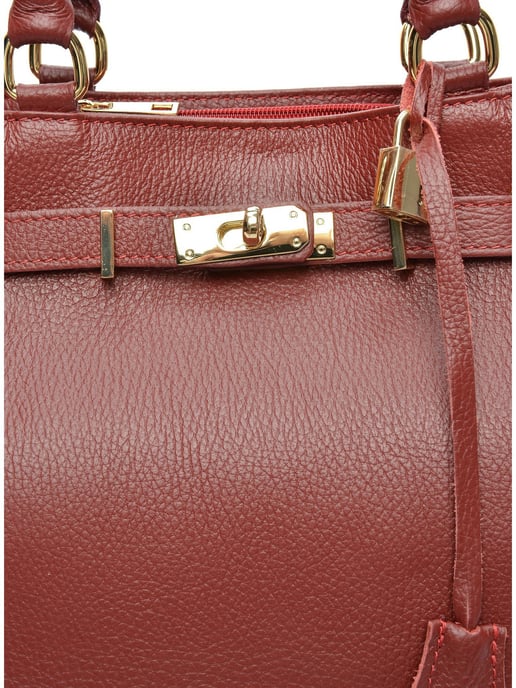 Isabella Rhea Rojo Bolso de cuero - Image 3