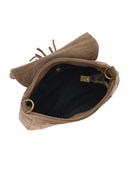 Anna Luchini Beige Bolso de cuero - Image 4