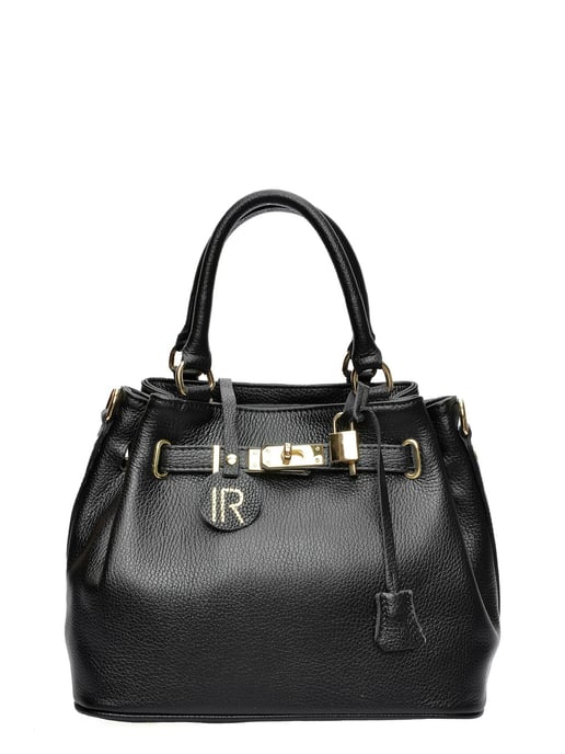 Isabella Rhea Negro Bolso de cuero - Image 1
