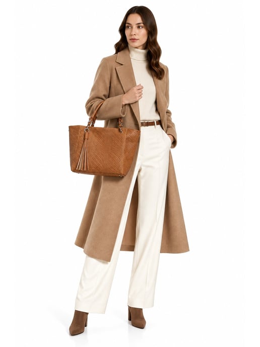 Roberta M COGNAC Bolso de cuero - Image 6