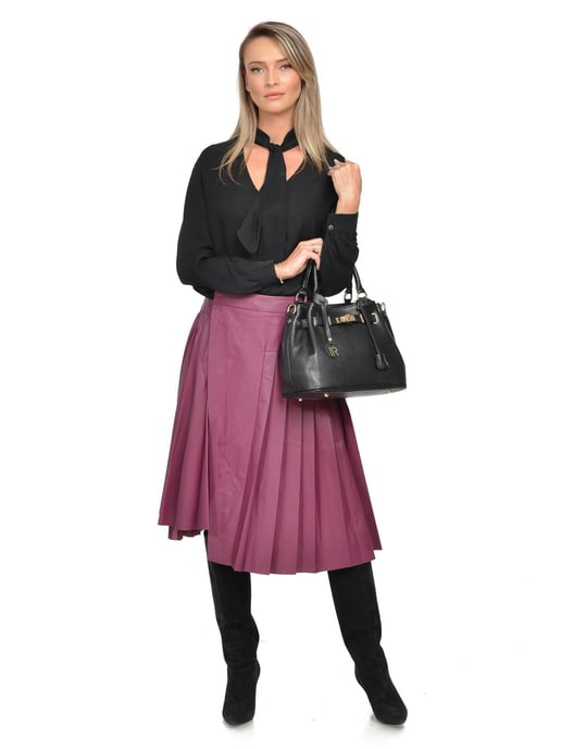 Isabella Rhea Negro Bolso de cuero - Image 5