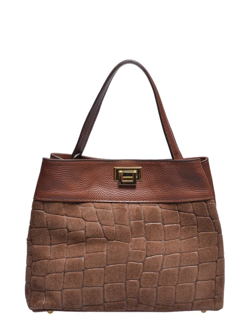 Anna Luchini Brown Bolso de cuero - Image 1