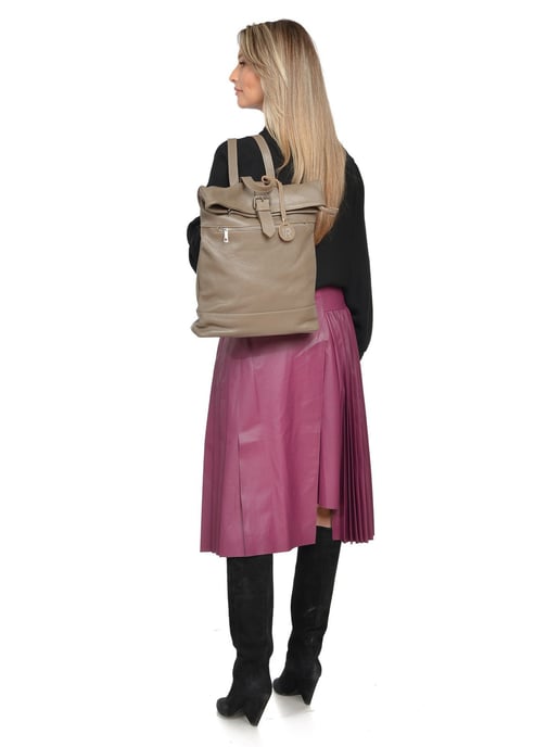 Isabella Rhea Beige Bolso de cuero - Image 5
