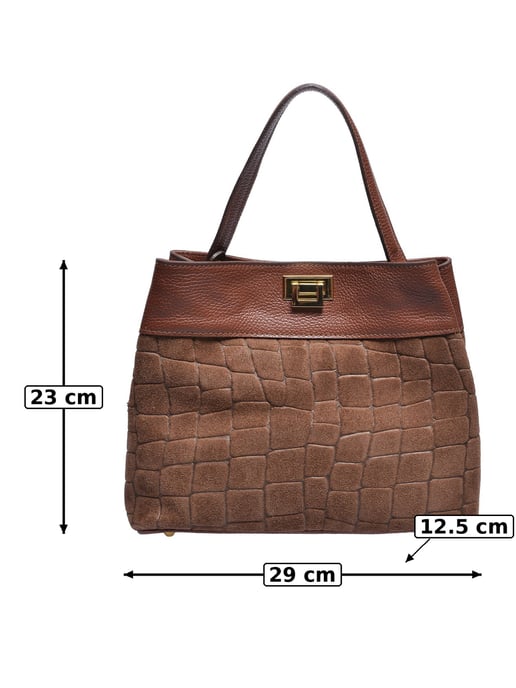Anna Luchini Brown Bolso de cuero - Image 5
