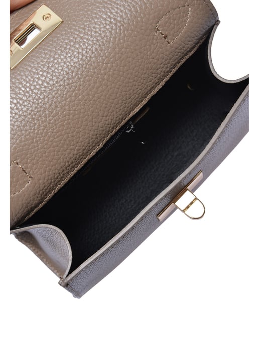 Isabella Rhea Beige Bolso de cuero - Image 4