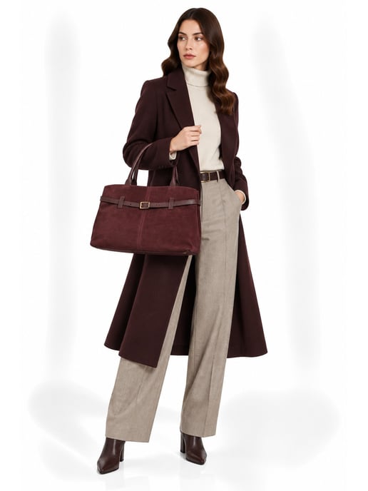 Roberta M BURDEOS Bolso de cuero - Image 6