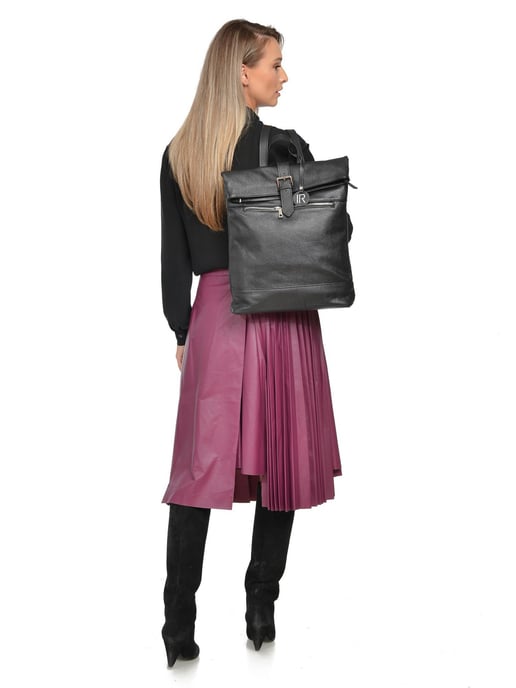 Isabella Rhea Negro Bolso de cuero - Image 5