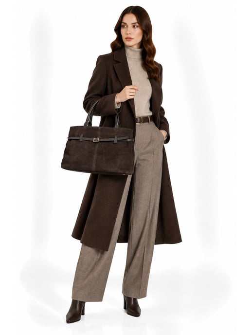 Roberta M Bicolor Bolso de cuero - Image 6