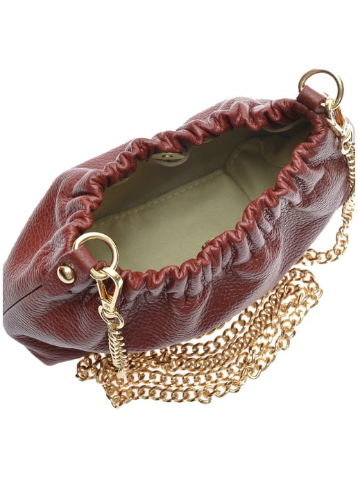 Isabella Rhea Rojo y Vinoa Bolso de cuero - Image 4