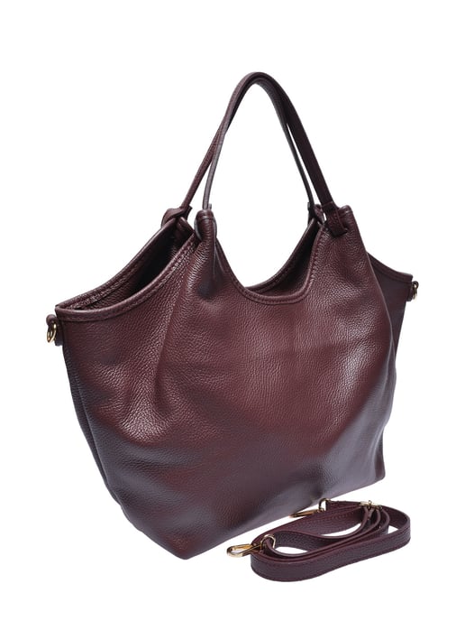 Isabella Rhea Borgoña Bolso de cuero - Image 2