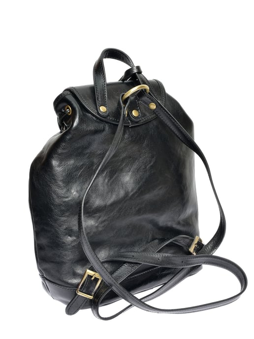 Anna Luchini Negro Bolso de cuero - Image 2