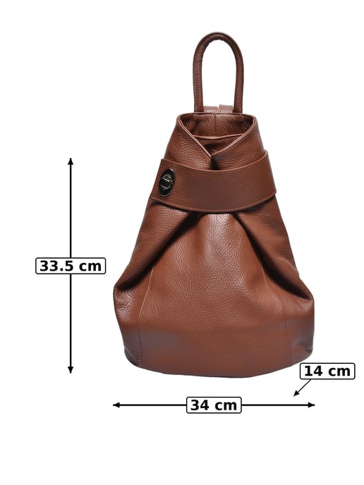 Anna Luchini Granate Bolso de cuero - Image 5