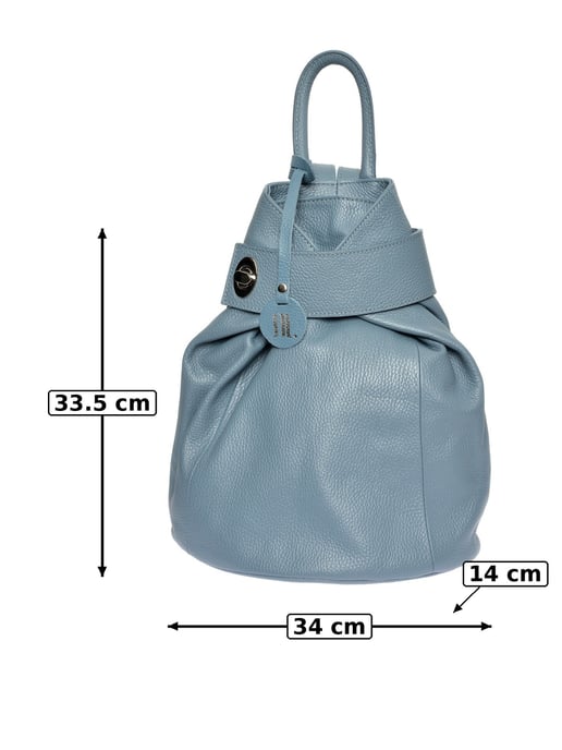 Anna Luchini Turquesa Bolso de cuero - Image 6