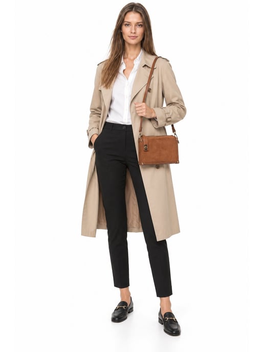 Anna Luchini Brown Bolso de cuero - Image 6
