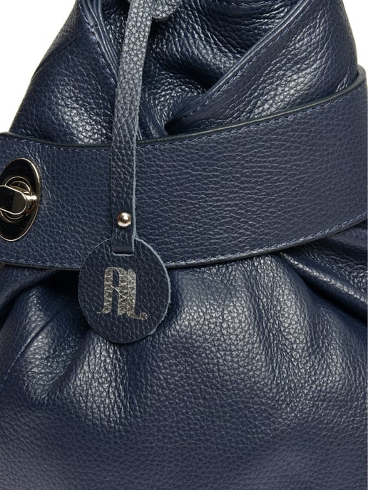 Anna Luchini Azul Bolso de cuero - Image 3
