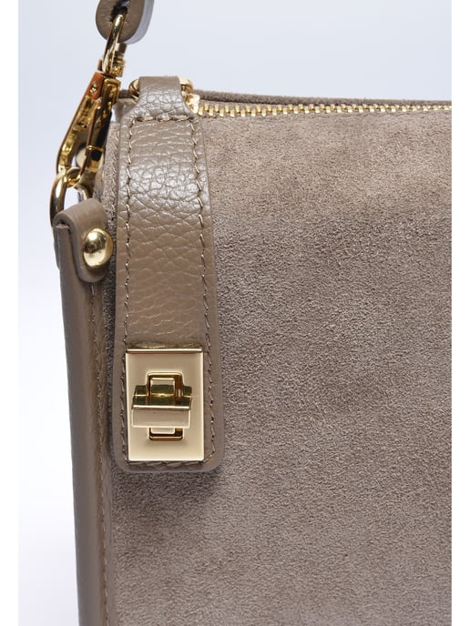 Anna Luchini Beige Bolso de cuero - Image 3